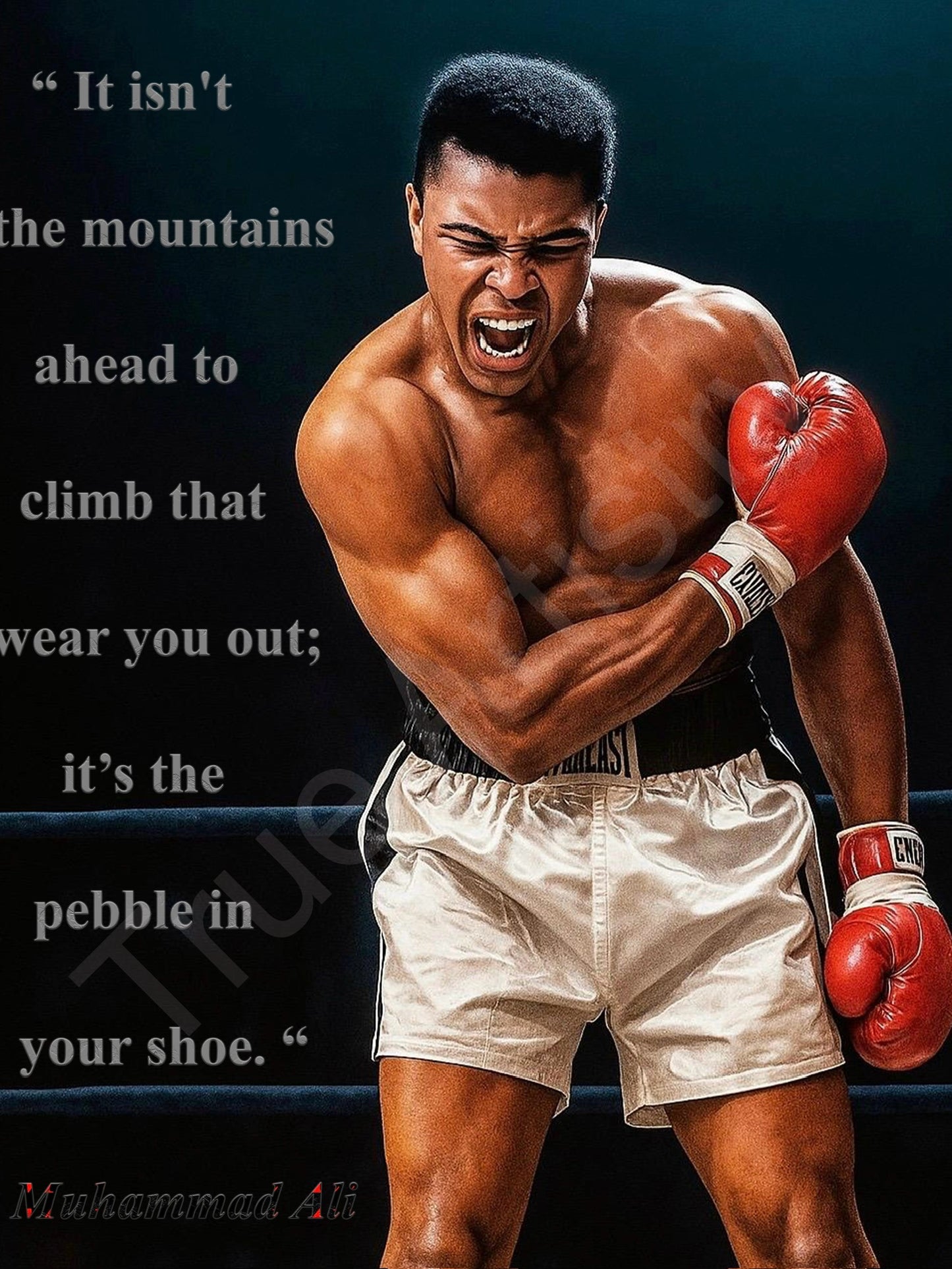 Motivational Quote - Muhammad Ali Poster