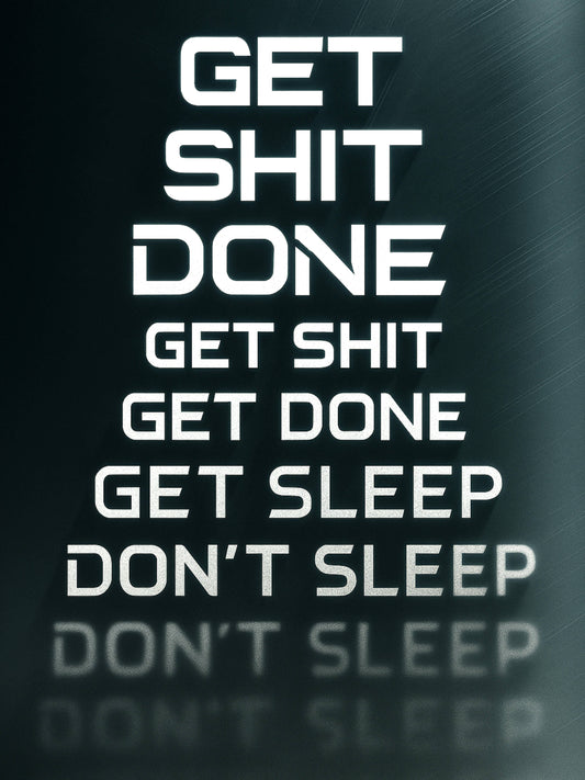 Motivation Glitched Poster